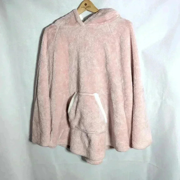 Cozy Critter Adorable Pink Lamb Hoodie One Size - Picture 2 of 6